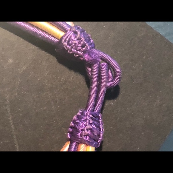 Multi Layered Cord Necklace - Picture 3 of 5